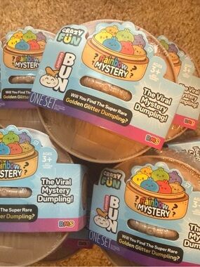 Crazy Fun Rainbow Mystery Dumpling Toy - Multicolor
